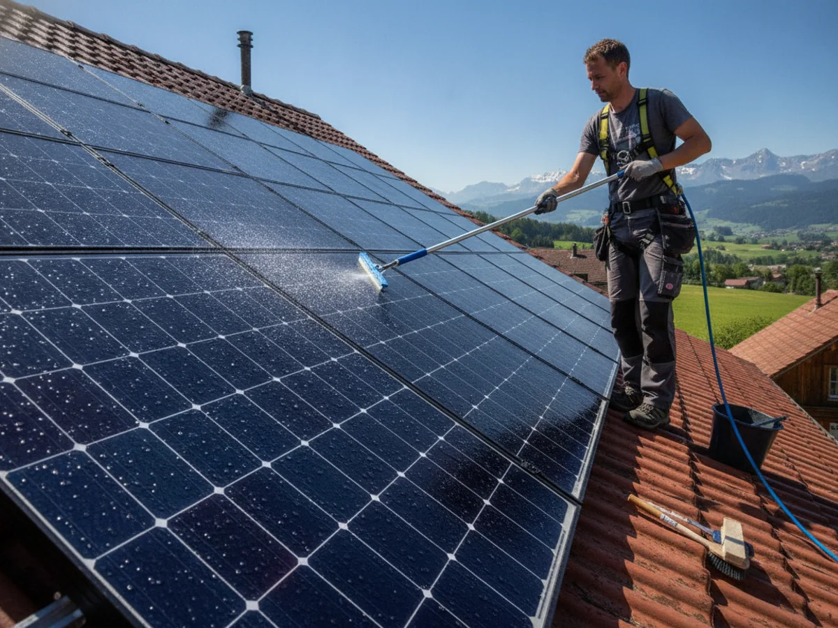 Maintenance & nettoyage de panneaux solaires
